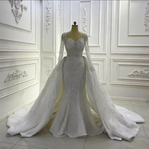 Magnifique <span class=keywords><strong>Robe</strong></span> <span class=keywords><strong>de</strong></span> Mariée Sirène pour Fêtes <span class=keywords><strong>de</strong></span> Fiançailles - Product Image 1