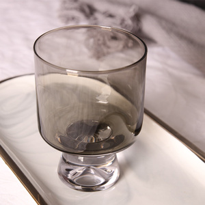 Nouvel arrivage de verres <span class=keywords><strong>à</strong></span> liqueur en cristal faits <span class=keywords><strong>à</strong></span> la main de couleur personnalisée avec fumée translucide cocktail chaud Mocktail petits quantité minimale de commande - Product Image 4