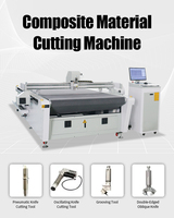 1325 Automatische CNC-Vibrationsmesser-Stoffschneidemaschine 220V für Schaumstoff, Leder, EVA, Stoff