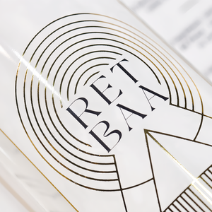 Factory Custom White PP Gold Foil Cosmetic <b>Labels</b>, High Quality <b>Waterproof</b> Oil & Scratch Resistant Adhesive Stickers - Product Image 3