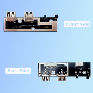 แผงขยาย2.0 USB คู่พร้อมไฟ LED และสวิตช์สำหรับการอัพเกรดแชสซี/พอร์ต USB - Product Image 3