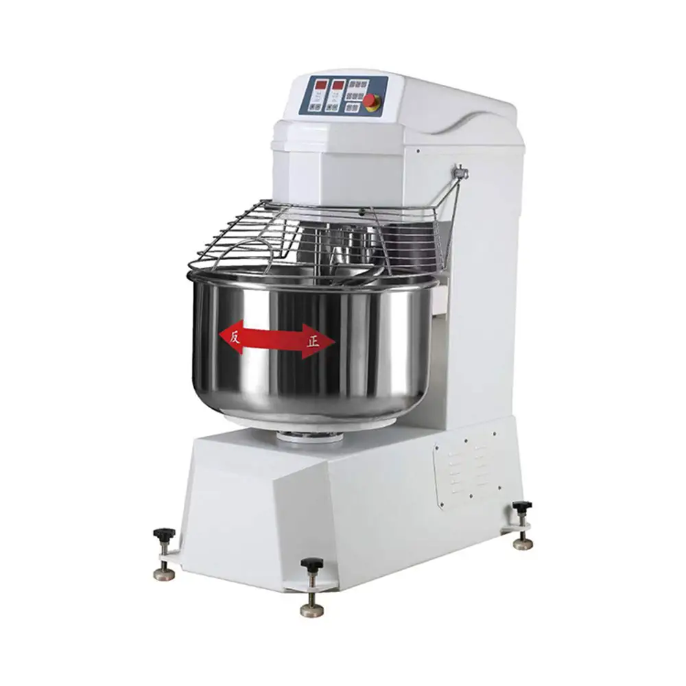Factory price baking machine 50 kg dough kneader/ industrial bread spiral dough mixer