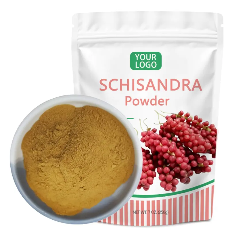 Tự nhiên Schisandra chinensis chiết xuất schisandrins bột Schisandra chiết xuất