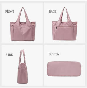 Sac à main de voyage, de travail et de sport pour femme, fabriqué sur mesure, résistant à l'eau, avec fermeture éclair, grands compartiments, plusieurs poches, matelassé - Product Image 3