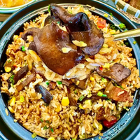 Repas chauffants Porcini Champignon Riz frit Champignon chinois Riz frit aux champignons