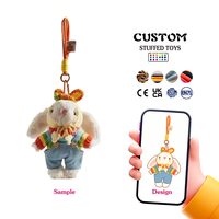 Jouets en peluche, poupées en peluche, porte-clés en peluche, vendus directement par l'usine, poupée de haute qualité, porte-clés en peluche personnalisé