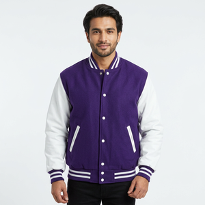 OEM Custom Bomber Letterman Baseball Embroidered Varsity <b>Jacket</b> <b>Old</b> School Varsity <b>Jackets</b> <b>Men</b> Wholesale Blank Varsity <b>Jackets</b> - Product Image 1