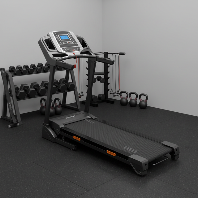 Electric Home Foldable Treadmill-1-18 Kilometers Per Hour with LED Screen-1.5HP/3.0HP Motor 5"LCD Display