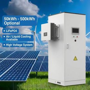 30kw 90kw Modular Commercial LiFePO4 ESS 80kwh 100kwh 200kwh 250kwh High Voltage Solar Grid <b>Energy</b> <b>Storage</b> <b>System</b> 400V 3 Phase - Product Image 1