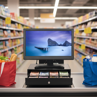 Moniteur LED 11,6 pouces, écran large, moniteur d'ordinateur LCD VGA 11,6 pouces
