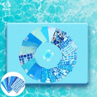 Liner de piscine en PVC renforcé bleu océan pour la rénovation de piscines étanches, les installations aquatiques commerciales et les projets extérieurs