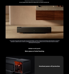 Xiaomi Mijia Línea de rodapié de grafeno Calentador eléctrico Simulación de llama Versión de llama TJXDNQ06ZM - Product Image 3