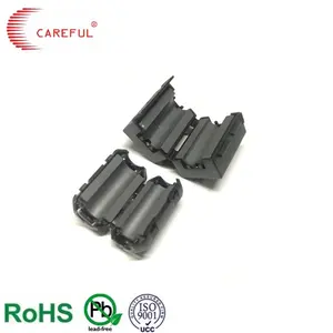 Factory Price SCRC 9mm Hole Detachable NiZn Split Emi Suppression Round Cable Clamp Ferrite Core