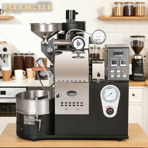 Machine à torréfier le café Bideli de haute qualité, 1 kg, pour usage domestique, machine à torréfier les grains de café au gaz, à poser sur table - Product Image 1