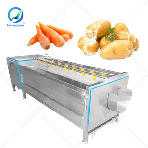 OCEAN Machine commerciale de nettoyage de lavage de fruits de carotte de date de pulvérisation de pression ultrasonique - Product Image 1