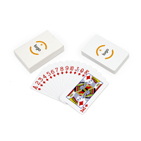 Chine usine Articles de jeu de fête Logo personnalisé Cmyk Impression papier Poker Cartes Brésil Carte à jouer