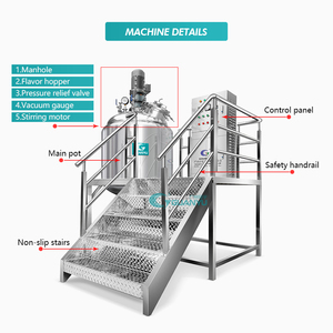 Équipement <span class=keywords><strong>de</strong></span> mélange sous vide <span class=keywords><strong>de</strong></span> machine d'émulsifiant d'homogénéisation pour la production <span class=keywords><strong>de</strong></span> crème cosmétique <span class=keywords><strong>de</strong></span> <span class=keywords><strong>miel</strong></span> <span class=keywords><strong>de</strong></span> mayonnaise <span class=keywords><strong>de</strong></span> dentifrice - Product Image 2