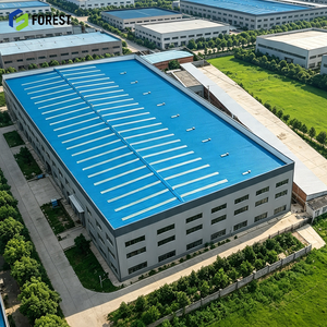 High Load Capacity Pre Engineered Structural Steel Workshop Warehouse Large Clear Span Commercial Plant Facility Depot - Product Image 1