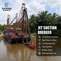 JSD400Jet Suction Dredger, Desain Aliran Dangkal, Tanpa Pemotong Anti-lilit, Struktur Modular, Pasir Sungai, Harga Langsung Pabrik
