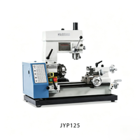 Tour à métaux manuel 3-en-1 YH P125 pour machines industrielles, mini-tour pour le traitement de petites pièces