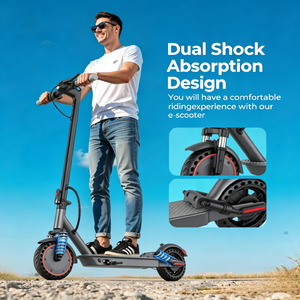 Monopattino Elettrico per Adulti 350W con App Tuya, Pneumatici in Gomma Piena da 8,5 Pollici, Pieghevole e Leggero, Disponibile nel Regno Unito - Product Image 4