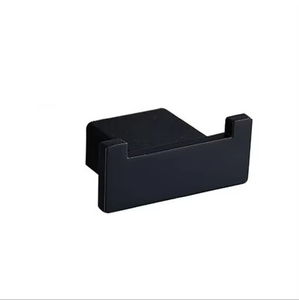 Moderne Roestvrijstalen Matzwarte Eco-Vriendelijke, Gemakkelijk Schoon Badkameraccessoires Set Wandmontage Badhardware Handdoekenset - Product Image 5