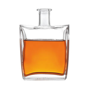 Botellas de Vidrio Blanco Cristalino de Alta Calidad de 750 ml (12 oz) con Forma de Calavera para Vodka, Whisky, Tequila, Brandy y Licores, con Tapa Corona - Product Image 3