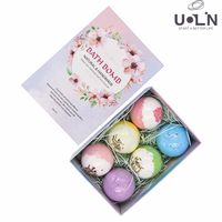 Bath Bombs Surprise pink Bomb Hydraulic Press Rose Petal Fizzy Spa Salt Private Label Lavender Sample