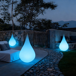 Thay đổi màu sắc nhựa <span class=keywords><strong>LED</strong></span> xi lanh trụ cột ánh sáng với IP67 đánh giá 1200lm Bảo hành 2 năm cho nhà/bar/bên/vườn sử dụng ngoài trời - Product Image 4