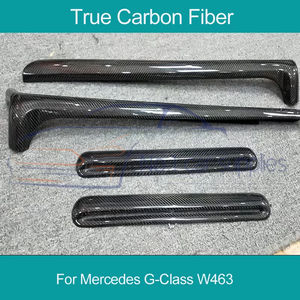 W463 G350 G300 G500 Garniture latérale de pilier A-C en fibre de carbone pour toit <span class=keywords><strong>sec</strong></span> véritable pour Classe G W - Product Image 3