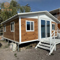 Maisons modulaires préfabriquées extensibles de 20 et 40 pieds, villas de luxe préconstruites en conteneurs maritimes portables pour la vie familiale