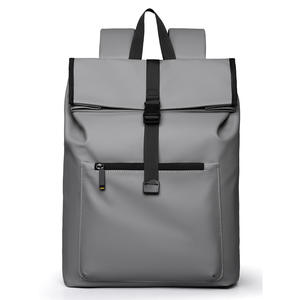 Men's Mori Fashionable <b>Backpack</b> Large Capacity Commuting Schoolbag Zipper Simple Casual Nylon Hand-Held Design Trendy <b>for</b> New - Product Image 2