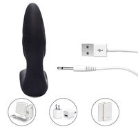 Kabelloser Ferngesteuerter Prostata-Massager Ergonomischer Silikon-Texturierter Anal-Vibrator P-Punkt-Stimulator Erwachsenen-Sexspielzeug für Männer