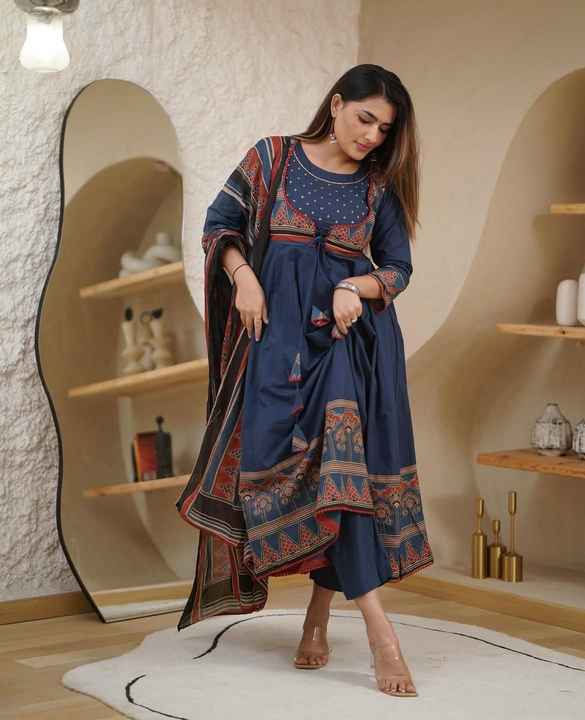 Look Straight Out of a Dreamy Movie Set As  You Turn Around and Walk in This Elegant Flaired Suit ! the Perfect of Traditional
