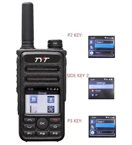 TYT IP-77-walkie-talkie Zello, Radio de largo alcance con Android, WIFI, pantalla táctil, red 4G, POC, tarjeta Sim, 100km