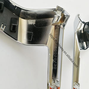 Para Kits de carrocería FJ120, carcasa de faro cromado completo, embellecedor de faro para tira de lámpara delantera FJ150 para Toyota Land Cruiser Prado 2018 - Product Image 6