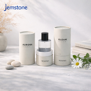 Caja de Cartón Rígida Redonda para Difusor de Aroma Biodegradable con Impresión Personalizada, Tubo de Cartón para Perfume - Product Image 3