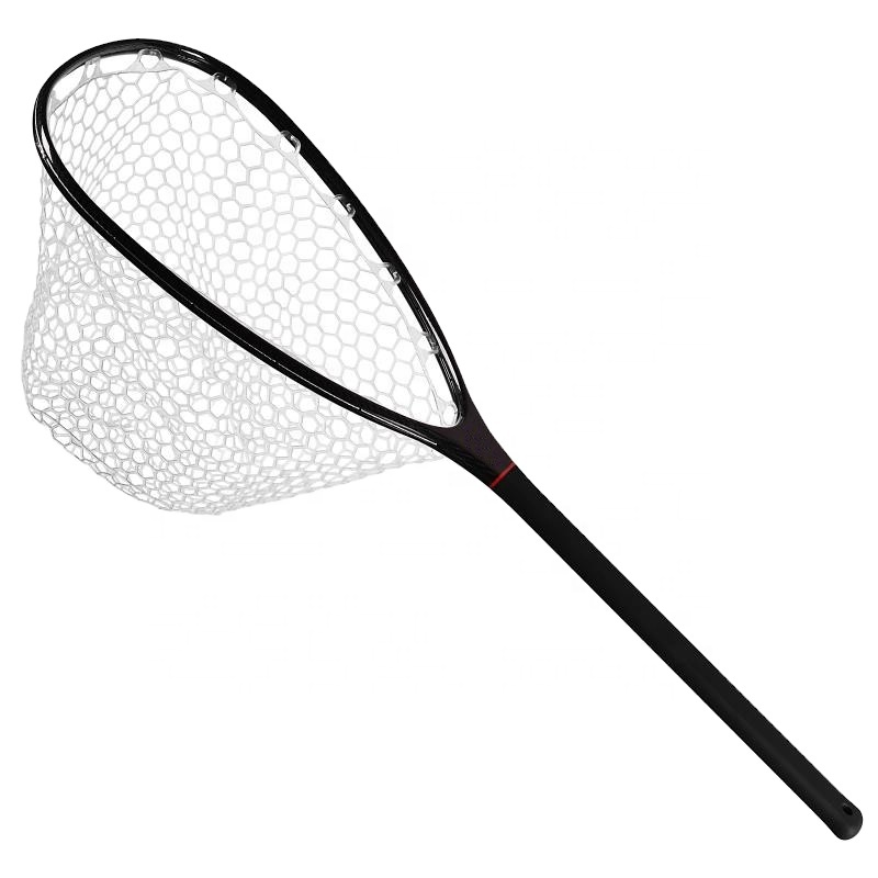 Carbon Fiber Landing net rubber fishing landing net on sales