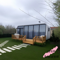 Cabine modulaire préfabriquée élégante et luxueuse, insonorisée, type Apple, à montage rapide, pour hôtel