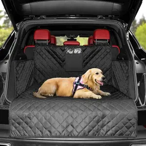 Juice Pet Manufacturer 100% Waterproof Pet Car Seat Cover Hammock 600D Heavy Duty Scratch Proof Dog Car Seat Cover For Back Seat