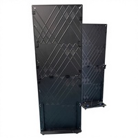 Écran LED sur pied P1.86 pour affichage publicitaire en centre commercial, couleur intégrale, étanche IP65, support au sol