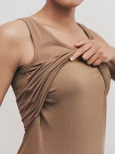 Femmes allaitement maternité débardeurs gilets allaitement <span class=keywords><strong>grossesse</strong></span> gilets Yoga Fitness porter maillots dames vêtements de lactation - Product Image 2