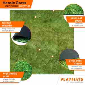 Rectangular Green Fabric Gaming Mouse Pad Waterproof Extra Large Battle <b>Mat</b> for Gaming - Product Image 4