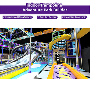 Bettaplay Aire de jeux intérieure commerciale modulaire personnalisée de 1600 m², aire de jeux pour enfants, piscine à balles, toboggans, centres de divertissement familial - Product Image 4
