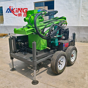 แท่นขุดเจาะบ่อน้ำขนาดเล็กยอดนิยม แท่นขุดเจาะไฮดรอลิกยกสูง 230 เมตร อุปกรณ์ขุดเจาะแบบพกพา - Product Image 6