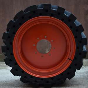 Geelanter 10-16.5 Skid Steer ban padat dan pelek untuk BobCatS100 GEHL1640E <span class=keywords><strong>bobcat</strong></span> roda selip Steer ban - Product Image 5