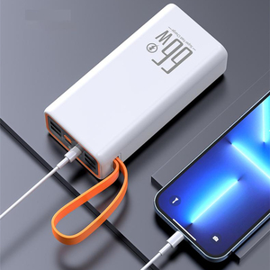 Nouvelle batterie externe grande capacité 70000mAh avec lumière LED extérieure, charge rapide PD 66W, Micro USB + Type-C, chargeur rapide 4 ports USB 2-en-1 - Product Image 3