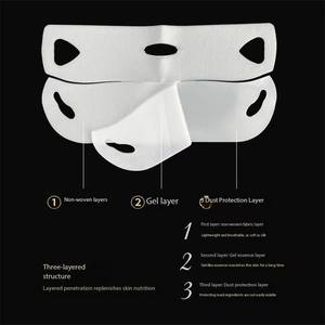 Mascarilla Facial <span class=keywords><strong>de</strong></span> <span class=keywords><strong>Hidrogel</strong></span> <span class=keywords><strong>de</strong></span> Colágeno con Logotipo Personalizado, Doble Línea V, Reafirmante, Blanqueadora, Hidratante, <span class=keywords><strong>para</strong></span> Uso Doméstico - Product Image 2