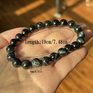 Bracelet en pierre naturelle avec perles de verre colorées, énergie Reiki, prêt pour la vente au détail, option d'expédition assurée - Product Image 3