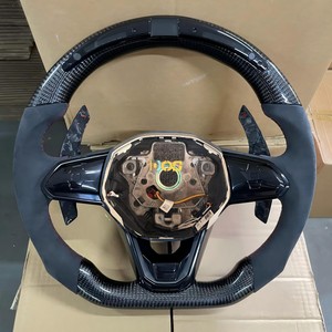 Volante Deportivo de Cuero con LED de 35 mm para Volkswagen <span class=keywords><strong>Polo</strong></span> GTI Scirocco Jetta Passat <span class=keywords><strong>TSI</strong></span> Golf 6 Mk4 Mk5 Mk7 Mk8 - Product Image 6